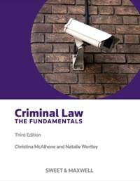 Cover image: Criminal Law - The Fundamentals 3rd edition 9780414027664
