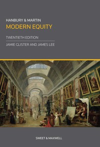 Cover image: Hanbury & Martin: Modern Equity 20th edition 9780414032408