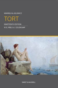 Cover image: Winfield and Jolowicz on Tort 19th edition 9780414025653