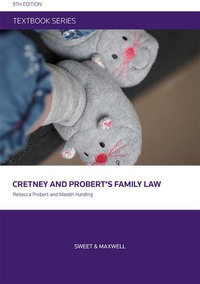 Cover image: Cretney and Probert's Family Law 9th edition 9780414035287