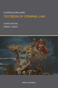 Cover image: Glanville Williams: Textbook of Criminal Law 4th edition 9780414037342