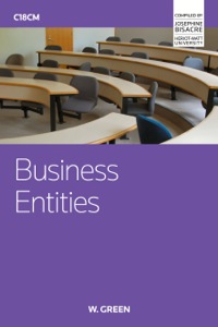 Cover image: Business Entities (C18CM) 1st edition