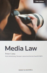 Cover image: Media Law 9780414042131