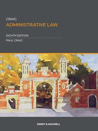 Cover image: Administrative Law 8th edition 9780414055681