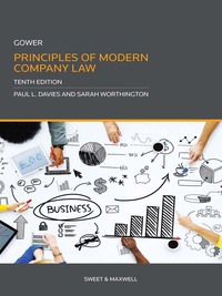 Cover image: Gower & Davies: Principles of Modern Company Law 10th edition 9780414056268