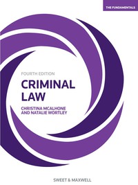 Cover image: Criminal Law - The Fundamentals 4th edition 9780414056152