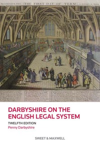 Cover image: Darbyshire on the English Legal System 12th edition 9780414057852