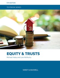 Cover image: HALEY & MCMURTRY: EQUITY & TRUSTS 5th edition 9780414060265