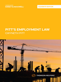 Cover image: Pitt's Employment Law 11th edition 9780414066069