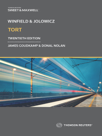 Imagen de portada: Winfield and Jolowicz on Tort 20th edition 9780414066212
