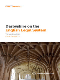 Omslagafbeelding: Darbyshire on the English Legal System 13th edition 9780414075238