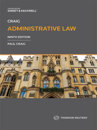 Omslagafbeelding: Craig: Administrative Law 9th edition 9780414075719