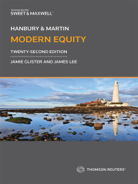 表紙画像: Hanbury & Martin: Modern Equity 22nd edition 9780414089549