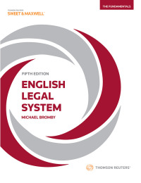 Cover image: English Legal System - The Fundamentals (Fundamentals Series) 5th edition 9780414089723