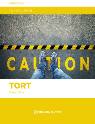 Cover image: Tort (Textbook Series) 8th edition 9780414113848