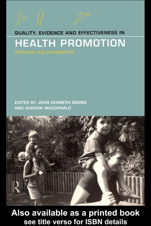 Quality, Evidence and Effectiveness in Health Promotion - FULL INSTANT DOWNLOAD | PDF DOCX EPUB