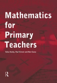 Cover image: Mathematics For Primary Teachers 9780415200905