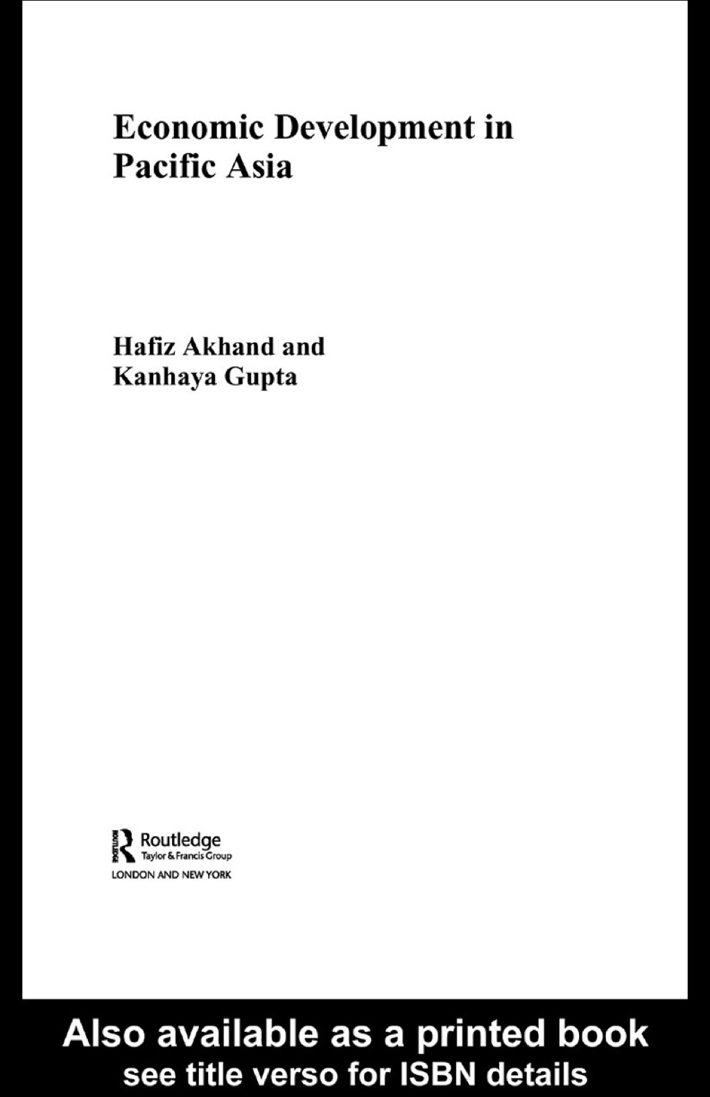 Economic Development in Pacific Asia