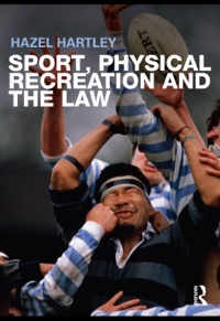 Cover image: Sport, Physical Recreation and the Law 9780415321846