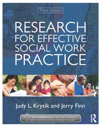 Cover image: Research for Effective Social Work Practice 3rd edition 9780415521000