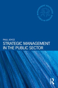 Cover image: Strategic Management in the Public Sector 9780415527620
