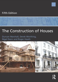 Cover image: The Construction of Houses 5th edition 9780080971001