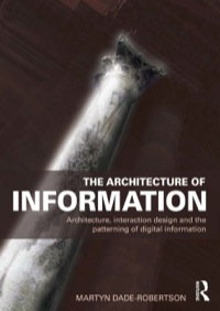 Cover image: The Architecture of Information 9780415561839