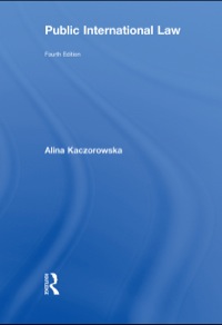 Cover image: Public International Law 4th edition 9780415566827