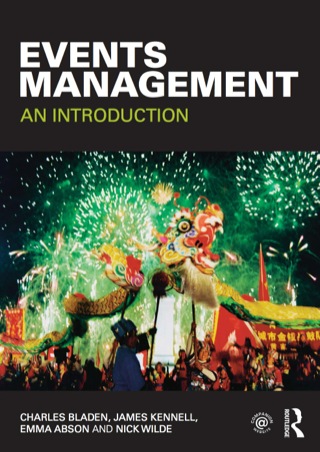 Cover image: Events Management 9780415577410