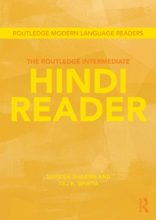 Cover image: The Routledge Intermediate Hindi Reader 9780415601757