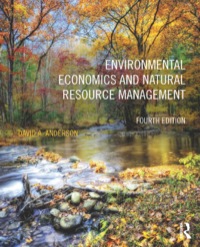 Cover image: Environmental Economics and Natural Resource Management 4th edition 9780415640954