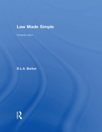 Cover image: Law Made Simple 13th edition 9780415641364