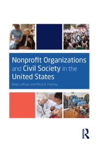 Cover image: Nonprofit Organizations and Civil Society in the United States 9780415661447