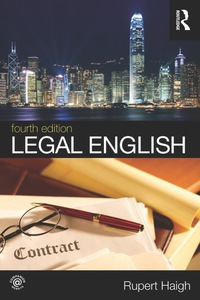 Cover image: Legal English 4th edition 9780415712859