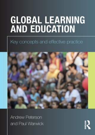 Cover image: Global Learning and Education 9780415717243