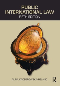 Cover image: Public International Law 5th edition 9780415722353