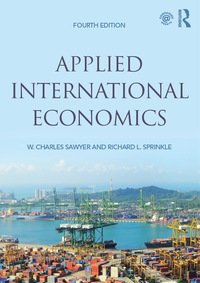 Cover image: Applied International Economics 4th edition 9780415746205