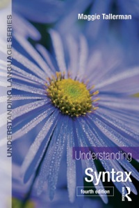 Cover image: Understanding Syntax 4th edition 9780415746984