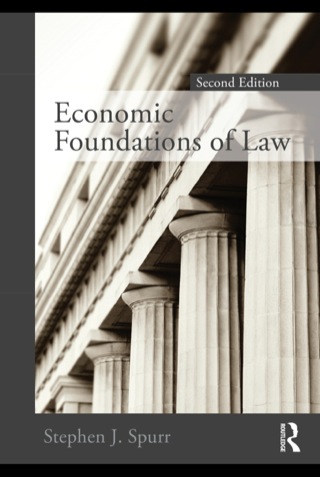 Cover image: Economic Foundations of Law 2nd edition 9780415778527