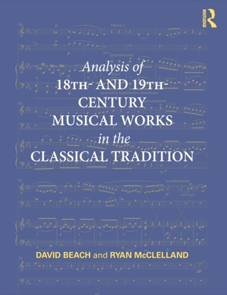 Cover image: Analysis of 18th- and 19th-Century Musical Works in the Classical Tradition 9780415806657