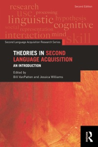 Cover image: Theories in Second Language Acquisition 2nd edition 9780415824200