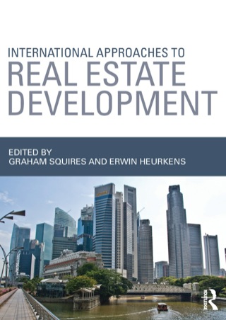Cover image: International Approaches to Real Estate Development 9780415828574