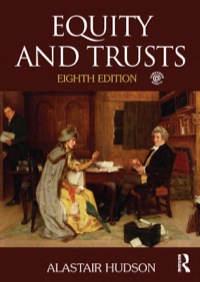 Cover image: Equity and Trusts 8th edition 9780415836876
