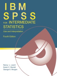 Cover image: IBM SPSS for Intermediate Statistics 4th edition 9780415880473