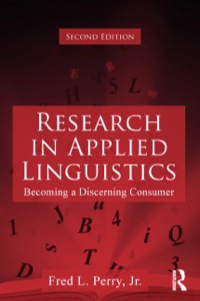 Cover image: Research in Applied Linguistics 2nd edition 9780415885706