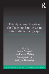 Cover image: Principles and Practices for Teaching English as an International Language 9780415891660