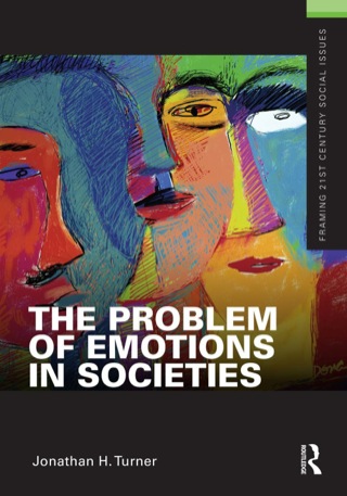Cover image: The Problem of Emotions in Societies 9780415892070
