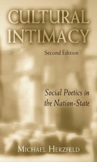 Cover image: Cultural Intimacy 2nd edition 9780415947404