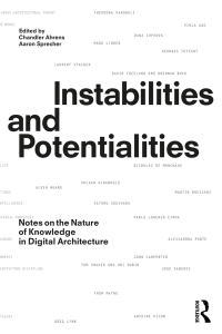 Imagen de portada: Instabilities and Potentialities 1st edition 9781138583993