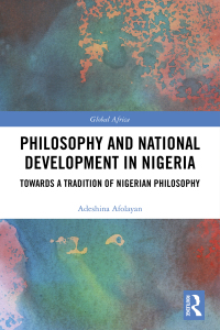 Cover image: Philosophy and National Development in Nigeria 1st edition 9781138583535